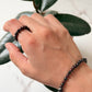 Natural Crystal Garnet 4mm Stretchy Rings