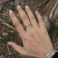925 Sterling Silver Half Cuban Link Unisex Band Ring