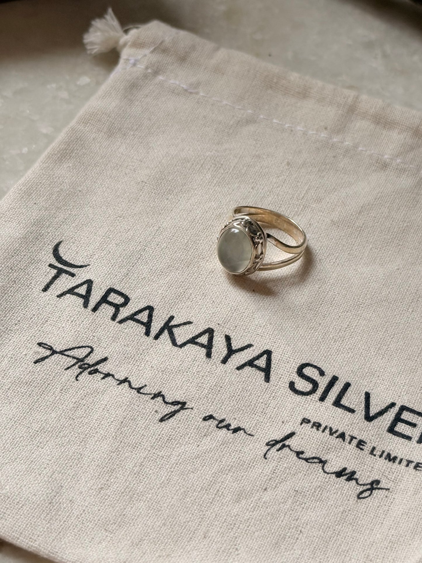 925 Sterling Silver Green Amethyst Boho Ring