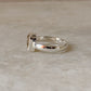 925 Sterling Silver Citrine Square Cut Ring