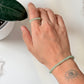 Natural Crystal Green Aventurine 4MM Stretchy Rings & Bracelet