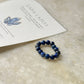 Natural Crystal Lapis Lazuli 4mm Stretchy Rings