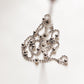 Satellite dots silver chain with delicate design