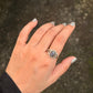 925 Sterling Silver Labradorite Oval Stone Ring