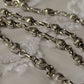 925 Sterling Silver Tribal Shell Textured Balls Handcrafted Anklet