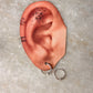 925 Sterling Silver Plain Ball Hoops