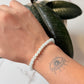 Natural Crystal Aquamarine 4mm Bracelet