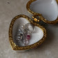 925 Sterling Silver Cherub Angel, Clear Quartz heart, Pearl Charm
