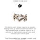 925 Sterling Silver Molten Leaf Chunky Ring
