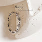 Raavy Tribal Stack Silver Ring
