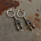 925 Sterling Silver Handcrafted Mandali Rawa Hoops Earrings