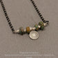 925 Sterling Silver Coin Kingsman Turquoise Hill Tribe-Handcrafted One of a Kind Boho Style Mangalsutra