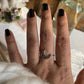 Unique Boho Moon 925 Silver Band