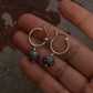 925 Sterling Silver Rawa Silver Balls Hoops Mandali Earrings