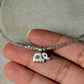 925 Sterling Silver Labradorite Box 2mm Hathi Charm Necklace