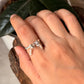 925 Sterling Silver 3D Pretty Boho Bow, 3 Shiny Pearls Charm Ring