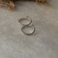 925 Sterling Silver Textured Toe Ring