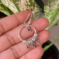 925 Sterling Silver Tribal Boho Rawa Charm Handmade Earrings