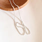 Handcrafted dot ball silver chain with intricate beadwork