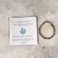 Natural Crystal Labradorite Bracelet 4MM