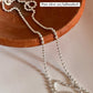 Chic dot ball design silver chain with minimalist appeal