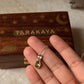 925 Sterling Silver Peridot Small Oval Unisex Pendant