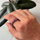 Natural Crystal Amethyst 4mm Stretchy Rings