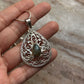 925 Sterling Silver Labradorite Filigree Work Handcrafted Pendant