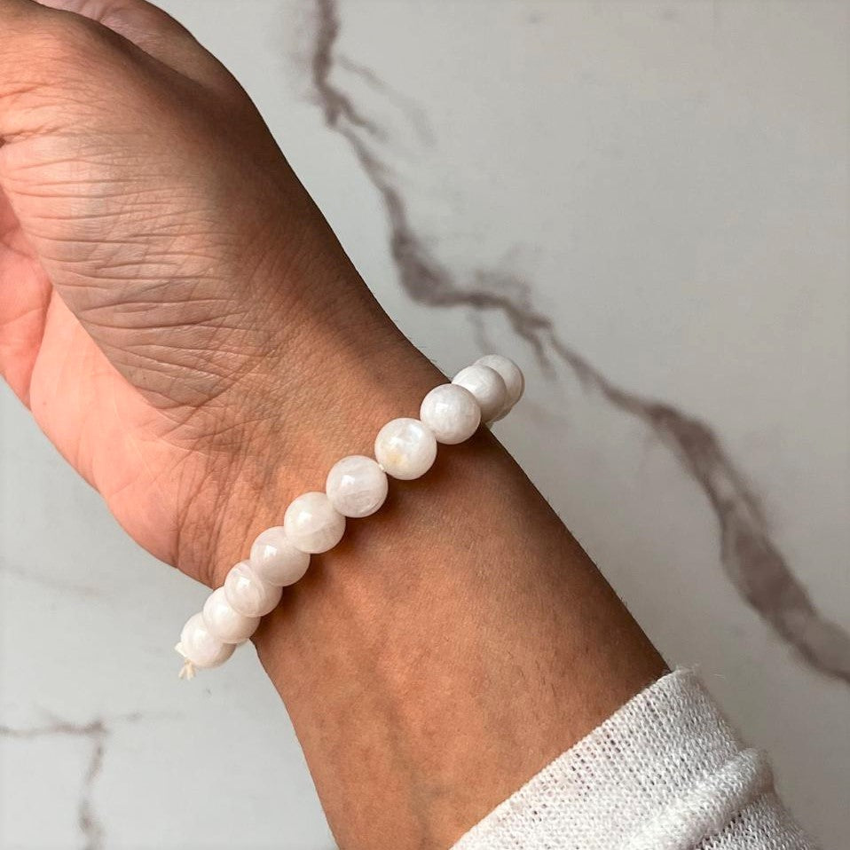 8MM AAA Moonstone Stone Bracelet 
