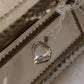 925 Sterling Silver Vintage ~ Classic Heart Photo Pendant