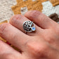 925 Sterling Silver Moonstone Tree of Life Ring