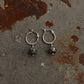 925 Sterling Silver Rawa Silver Balls Hoops Mandali Earrings