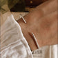 Elegant Hammered Adjustable Silver Kada
