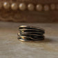 925 Sterling Silver Draped Textured Band Ring