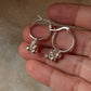925 Sterling Silver Handcrafted Tribal Ghungroo Big Hoops Mandali Earrings