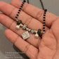925 Sterling Silver Tribal Ghungroo Kingsman Turquoise  Handcrafted One of a Kind Boho Style Mangalsutra