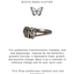 925 Sterling Silver Boho Titli / Butterfly Ring