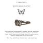 925 Sterling Silver Boho Titli / Butterfly Ring