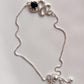 Handcrafted Black Onyx Serpent Silver Bracelet