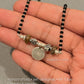925 Sterling Silver Coin Kingsman Turquoise HillTribe Boho Mangalsutra
