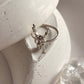Timeless silver ring featuring a bold deer skull centerpiece