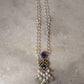 Handcrafted 925 Sterling Silver Gold Plated Peacock Moissanite Polki Meenakari Necklace with Freshwater Pearls