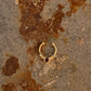 925 Sterling Silver Gold Vermeil Pink Cz Septum Clip ons