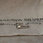 925 Sterling Silver New V Double Rawa Band Ring