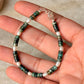 925 Sterling Silver African Turquoise Flat Fresh Water Pearls Bracelet