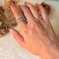 925 Sterling Silver Bohemian Hill Tribe Handcrafted Adjustable Ring