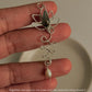 925 Sterling Silver Lotus Unalome - Labradorite & Pearl Wire Wrapped Handcrafted Pendant