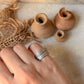 925 Sterling Silver Bohemian Hill Tribe Handcrafted Adjustable Ring