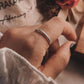 Elegant Plain Round Stack Silver 925 Ring
