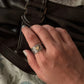 925 Sterling Silver Wire Wrap Heart Handcrafted Thick Band Ring